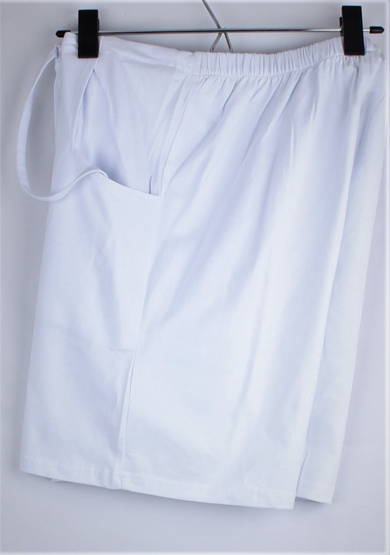 Alice & Lily cotton spandex shorts w pockets white STYLE: AL/ND-384 SIZES : S/M/L image 0